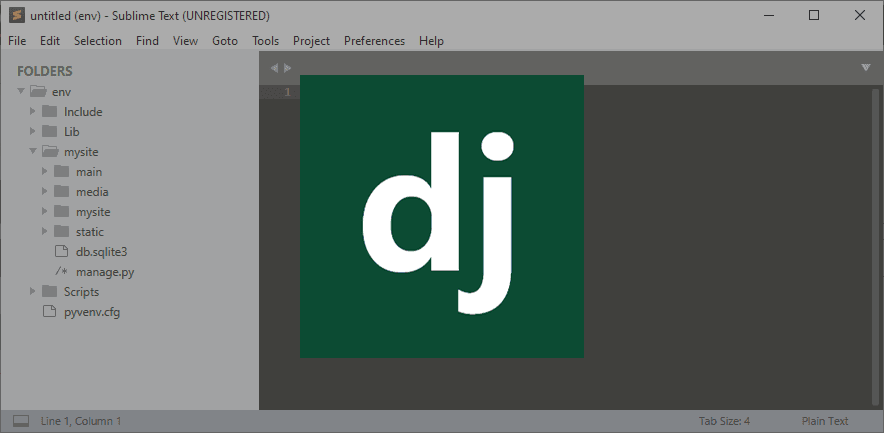 Django Quick Start Guide for Basic Configurations