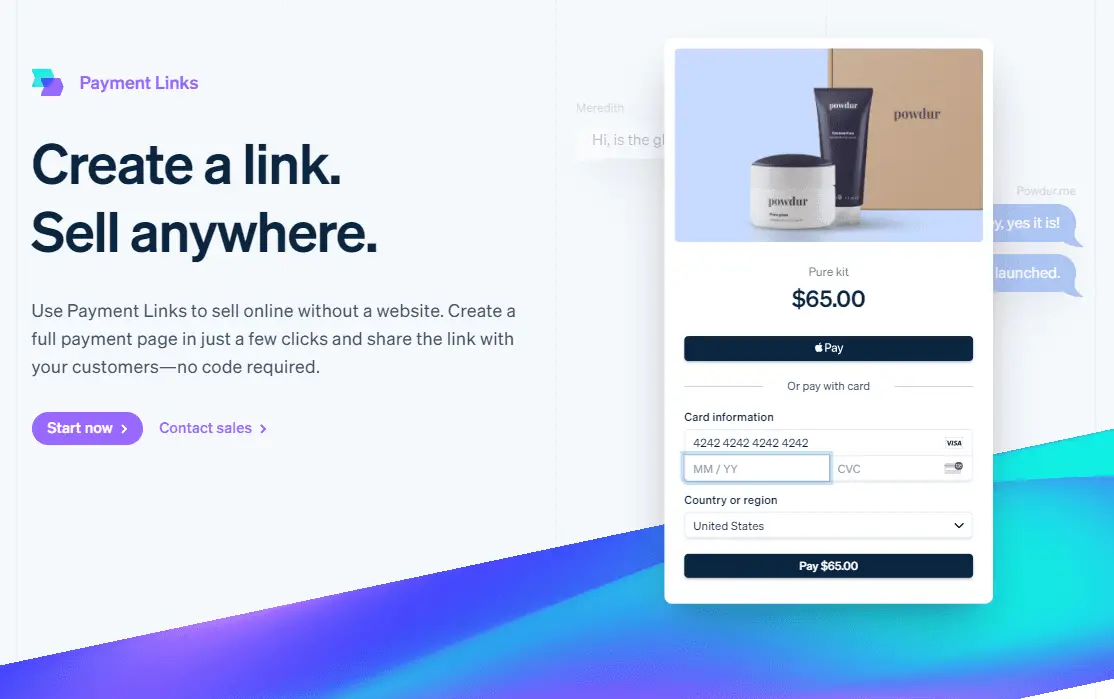 Stripe Introduces Payment Links: Accept Payments with No-Code