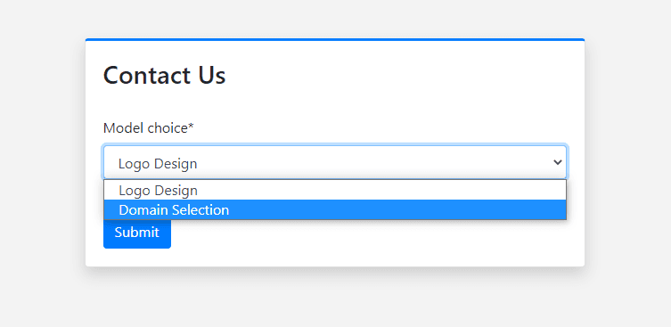 Django ModelChoiceField